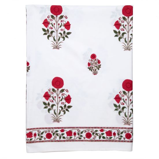 Amaya Flat and Fitted Sheets - Red